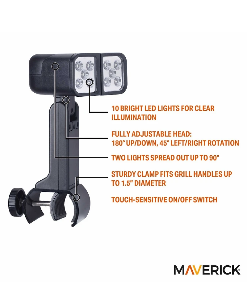 Maverick Fully Adjustable Led Grill Light