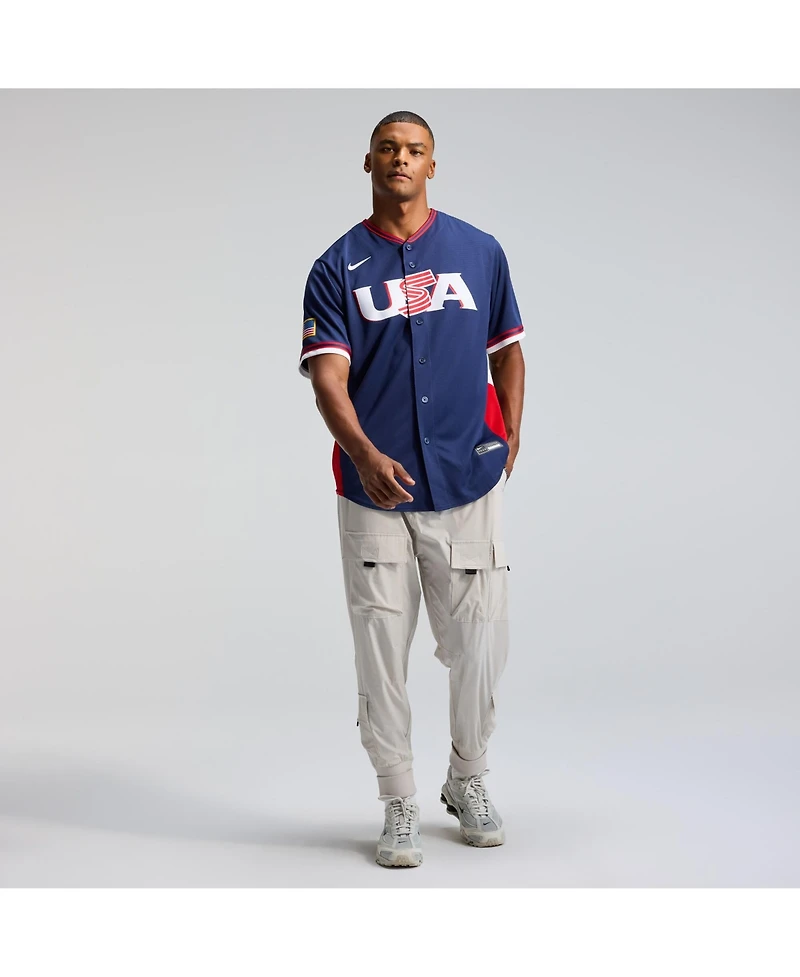 Nike Men's Navy Usa Baseball 2026 World Classic Stadium Jersey