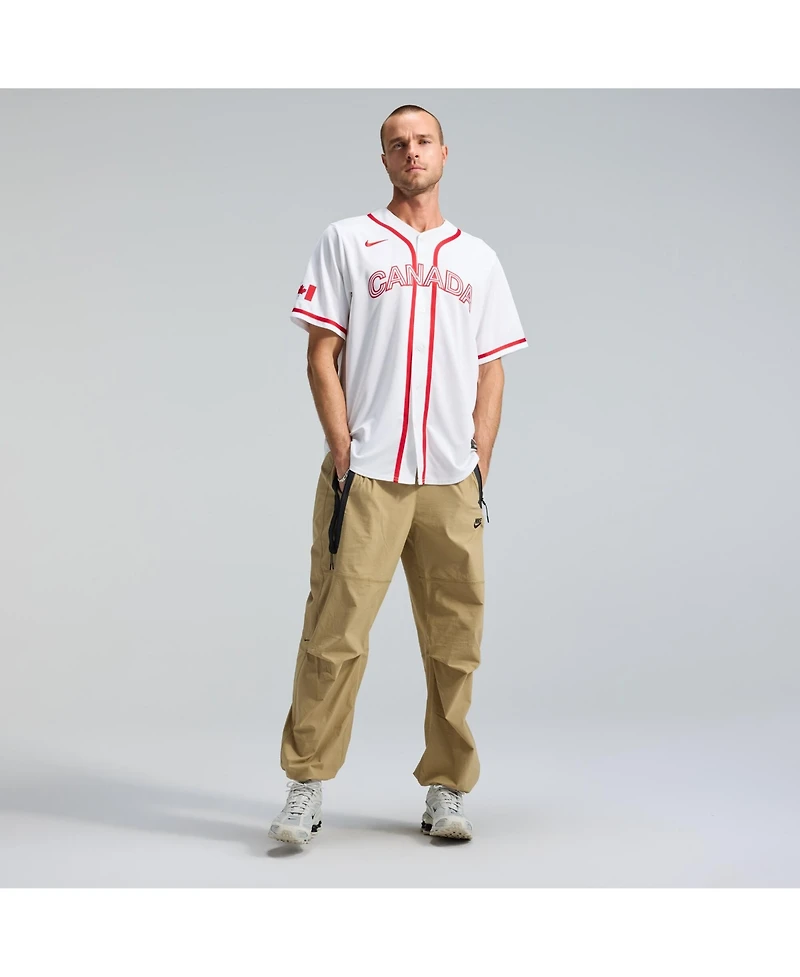 Nike Men's White Canada Baseball 2026 World Classic Stadium Jersey