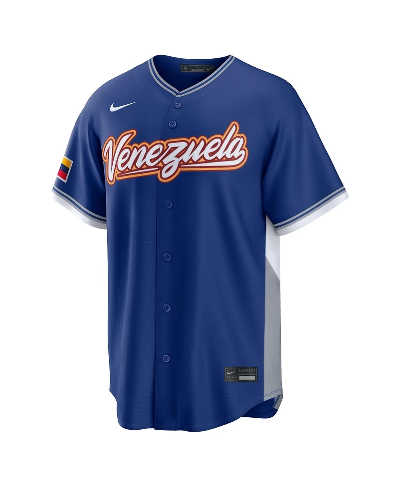 Nike Men's Ronald Acuna Jr. Royal Venezuela Baseball 2026 World Classic Stadium Jersey