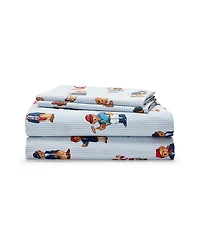 Polo Ralph Lauren Teddy Bear Stripe -Pc. Sheet Set
