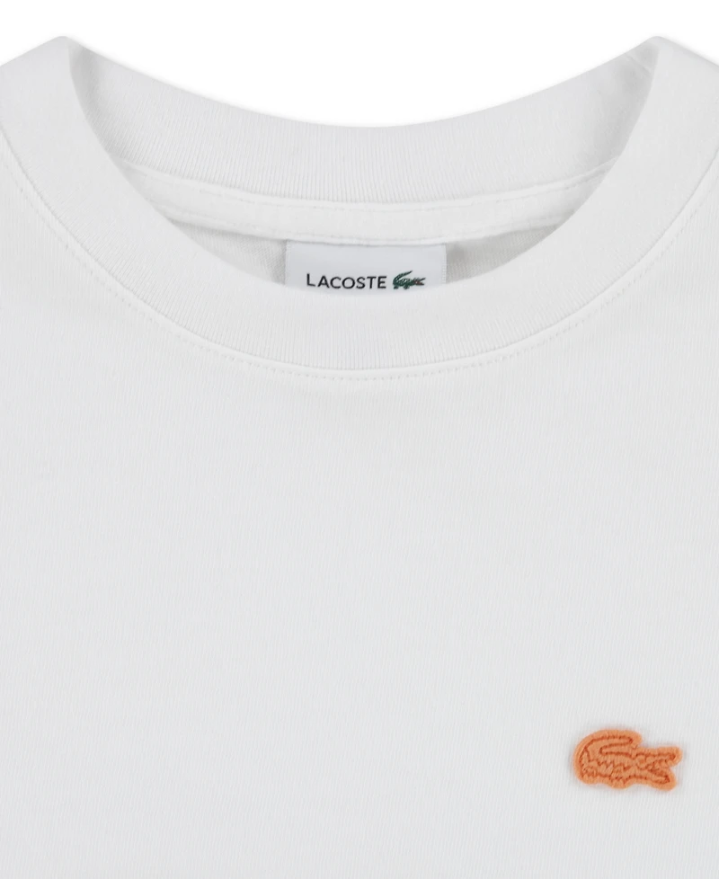 Lacoste Boys' 10-16 Watercolor Croc Crewneck T-Shirt