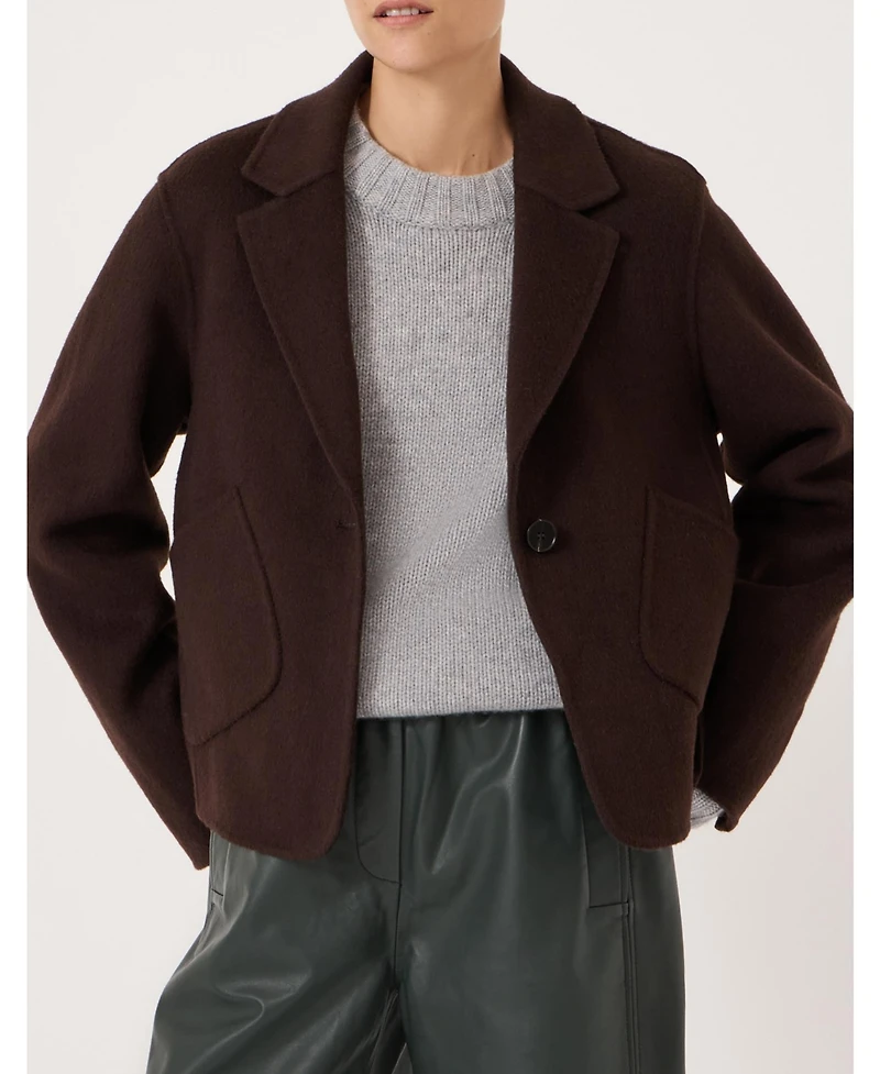 Hush Women's Mina Pure Wool Double Faced Blazer