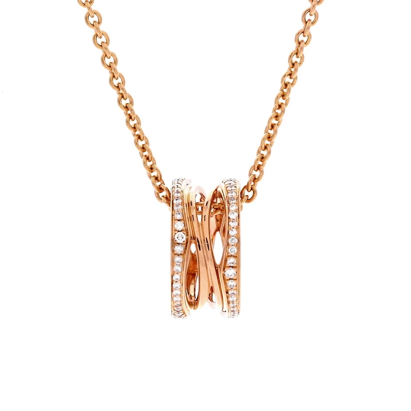Pre-Owned Bvlgari B.Zero1 Open Design Legend Zaha Hadid Pendant Necklace