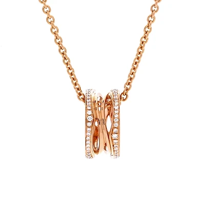 Pre-Owned Bvlgari B.Zero1 Open Design Legend Zaha Hadid Pendant Necklace