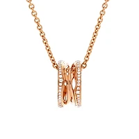 Pre-Owned Bvlgari B.Zero1 Open Design Legend Zaha Hadid Pendant Necklace