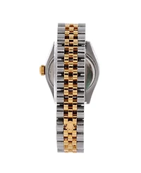 Pre-Owned Rolex Oyster Perpetual Datejust Automatic Watch in Stainless Steel and Gold with Diamond Markers 26mm