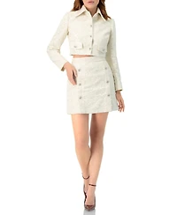 Ivonne Women's Short Sequin Jacket