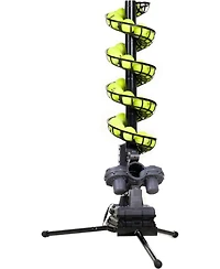 Furlihong Tennis Ball Machine with Stable Triangular Iron Base and Adjustable Speed Oscillating Function with Carrying Bag for All Skill Levels