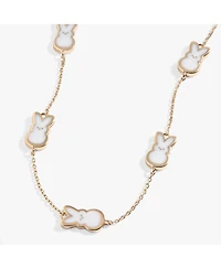 Alex and Ani Peeps Pearlized Bunny Necklace