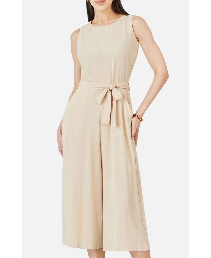 Yumi Women's Viscose Culotte Jumpsuit
