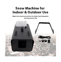Artudatech Snow Machine for Indoor/Outdoor Use, Creates 20feet Snowfall, Perfect for Christmas And Weddings