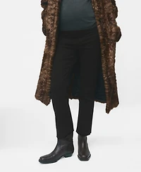 Mango Women's Maternity Flared Cropped Jeans