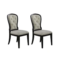 Liberty Furniture Industies, Inc Uph Tufted Back Side Chair Set of 2
