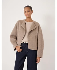 Hush Women's Linnie Double Faced Collarless Jacket