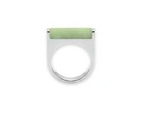 seree Year of the Horse — Jade Stone Saddle Ring