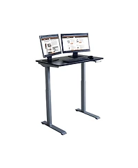 Victor High Rise Height Adjustable Electric Full Standing Desk - 3ft. Wide