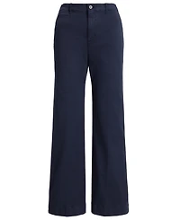 Lauren Ralph Petite High-Rise Flare Chino Pants