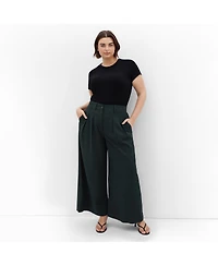 City Chic Women's Plus Abbie Wide Leg Pant