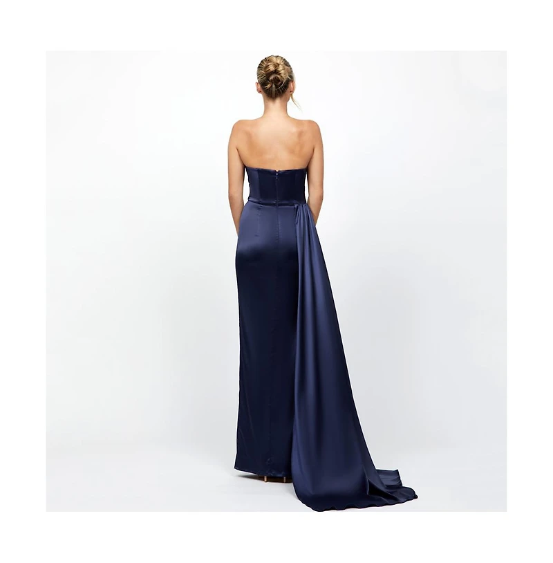 Bariano Women's Bonni Strapless Sash Gown