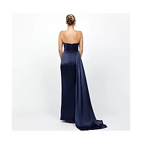 Bariano Women's Bonni Strapless Sash Gown