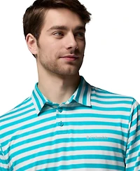 Columbia Men's Parsons Printed Short-Sleeve Polo Shirt