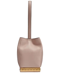 Donna Karan New York Sisal Leather Clutch