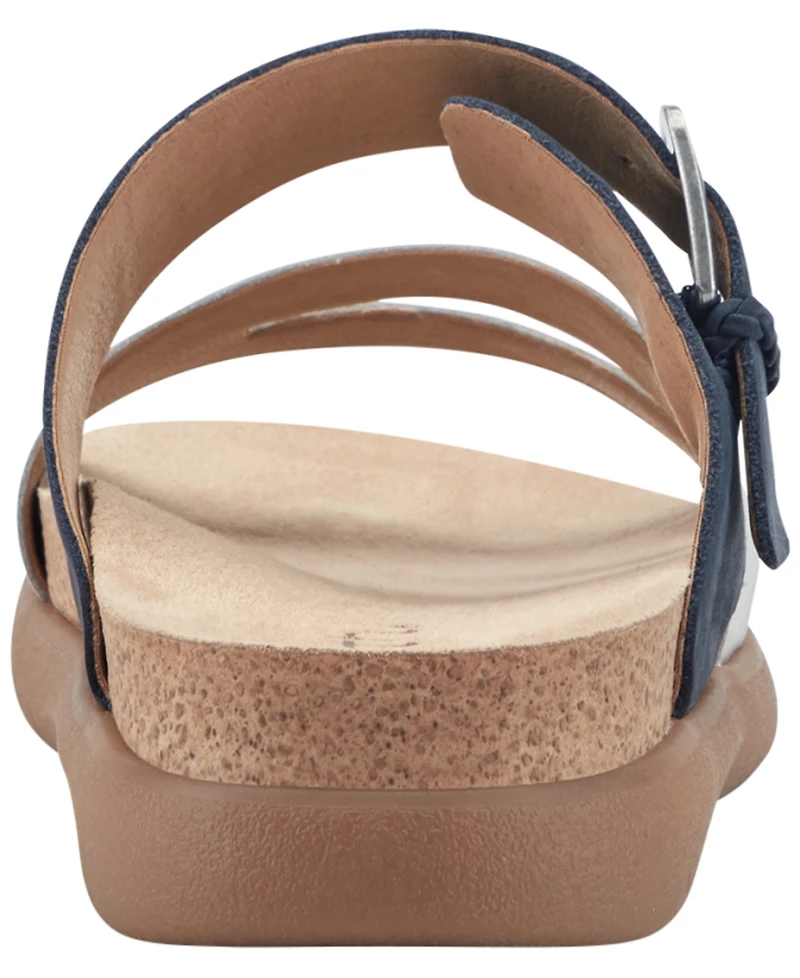 Earth Women's Ayden Strappy Footbed Flatform Sandals