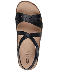 Earth Women's Athena Strappy Footbed Flatform Sandals