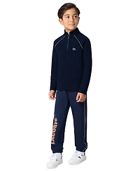 Lacoste Boys' 10-16 Long-Sleeve Half-Zip Golf Top