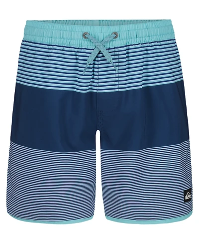 Quiksilver Boys' 8-20 Surfsilk Tijuana Stripe Swim Board Shorts