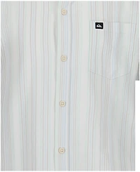 Quiksilver Boys' 8-20 Island Stripe Button-Up Shirt