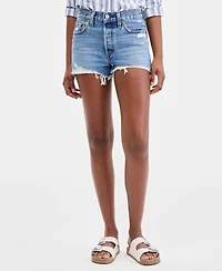 Levi's Women's 501 Button Fly High-Rise Denim Shorts