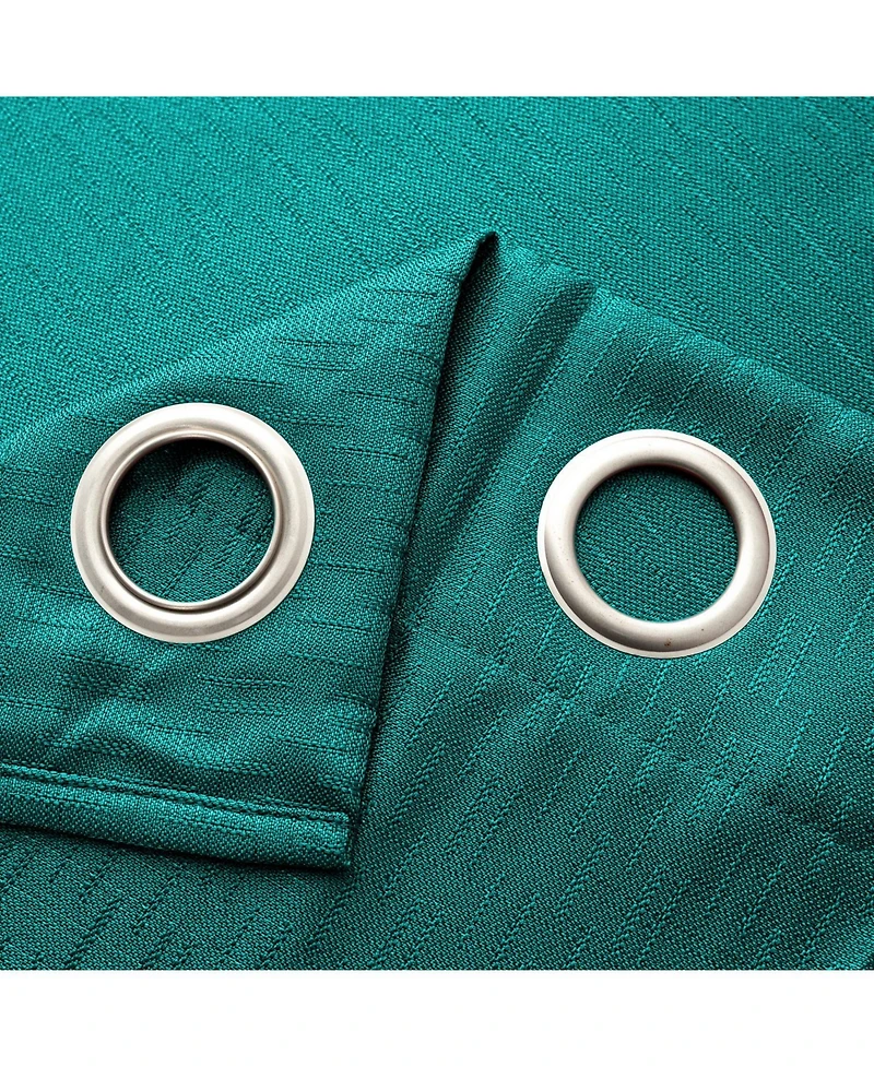 Rt Designers Collection Polyester 140 Gsm Sedona Jacquard Grommet Curtain Panel