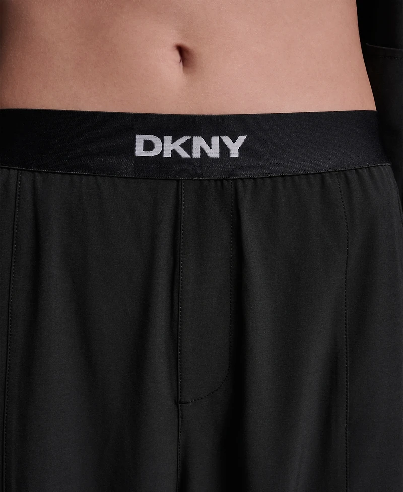 Dkny Sport Women's High-Rise Modified Wide-Leg Pants