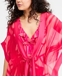 Dkny Women's Tie-Front Cover-Up Kaftan