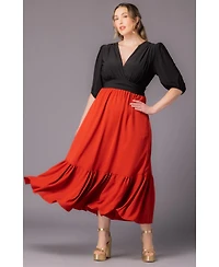 Kiyonna Plus Danica Maxi Dress