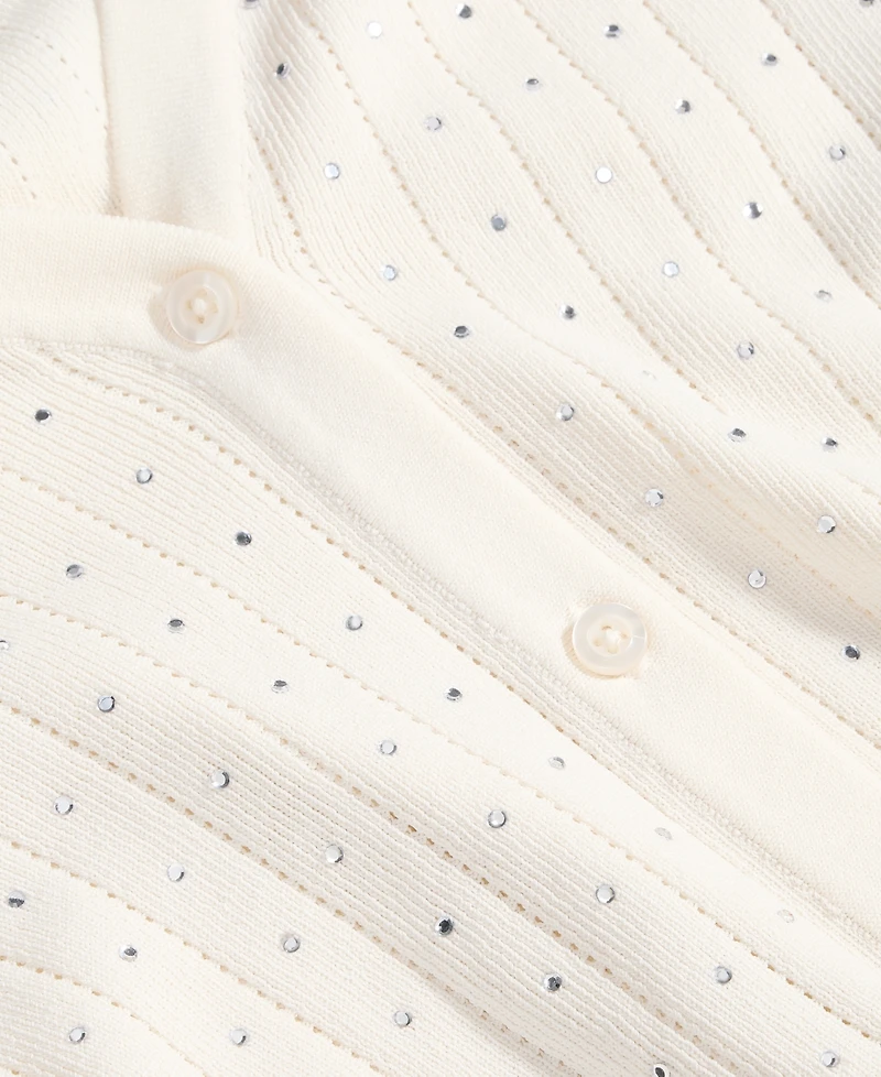 I.n.c. International Concepts Women's Embellished Cardigan Sweater, Macy's Exclusive