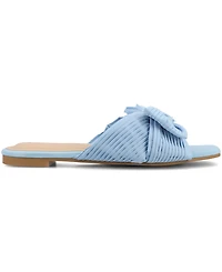 Journee Collection Women's Serlina Bow Flat Sandals