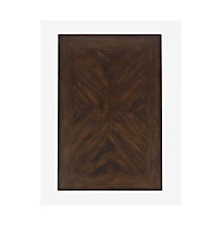 Modern Espresso Chairside End Table