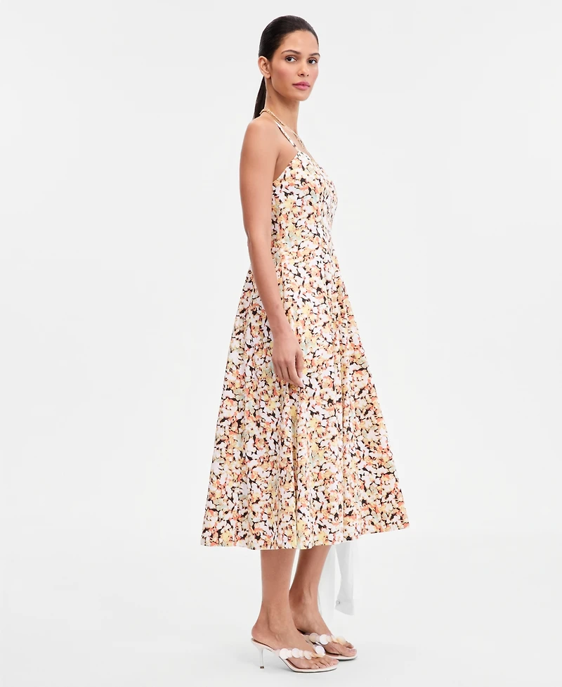 I.n.c. International Concepts Women's Sleeveless Seamed Midi Dress, Macy's Exclusive