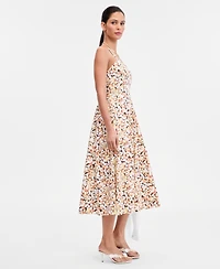 I.n.c. International Concepts Women's Sleeveless Seamed Midi Dress, Macy's Exclusive