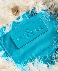 Feather Fringe Clutch, Macy's Exclusive- Molly Rogers Capsule Collection
