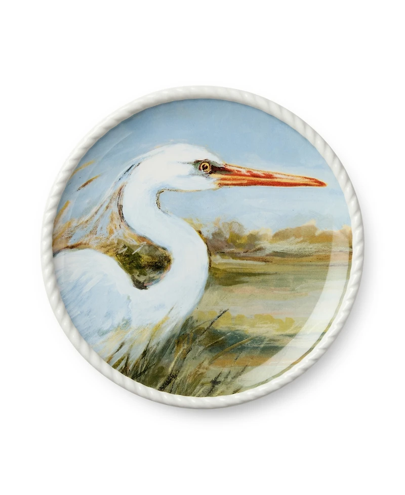 Certified International Coastal Birds Salad Plates, Set of 4