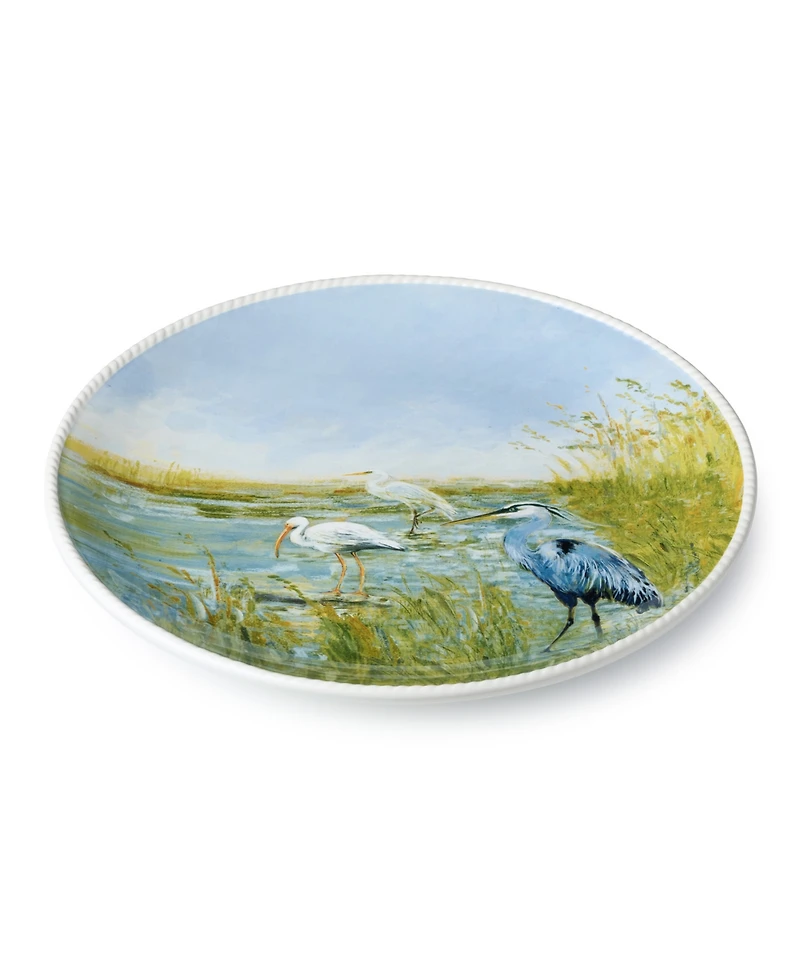Certified International Coastal Birds Round Platter