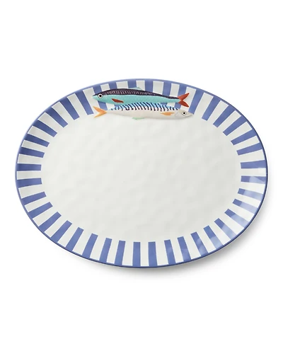Certified International Something Fishy Oval Platter