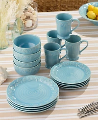 Certified International Coastline 16-Pc. Dinnerware Set, Service for 4