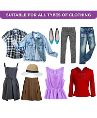 Florida Brands Portable Wardrobe Closet - Premium Metal Hanging Rod with Beige Cover- 65 Lb. Weight Capacity- Super Easy Assembly, No Tools Required