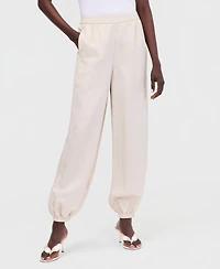 I.n.c. International Concepts Women's Linen-Blend Pull-On Bubble Pants, Macy's Exclusive