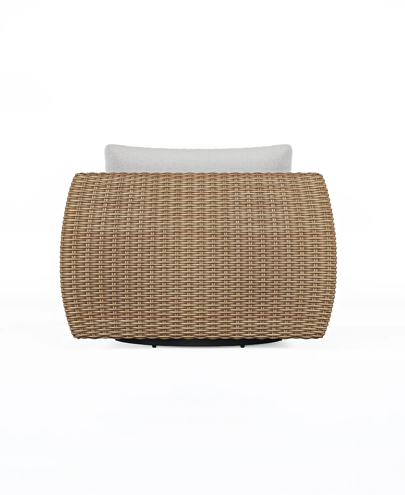 Sculptura 42" Aluminum Outdoor Swivel Club Chair, Created for Macy's